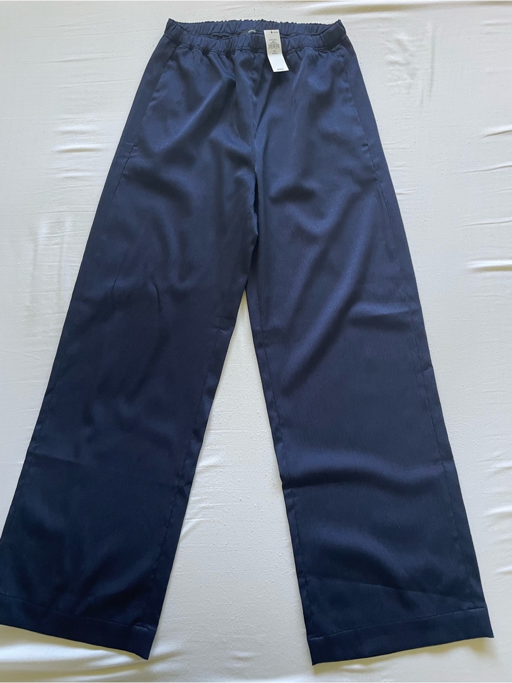 Banana Republic Navy Wide-Leg Women's Pants